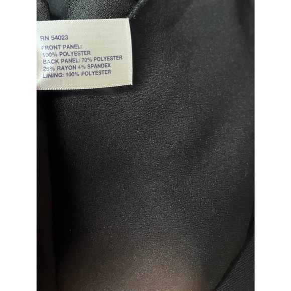 Women's Gap Black Ruffled Jacket Ruching Bottom Sz M Zip Front Top - Picture 13 of 13